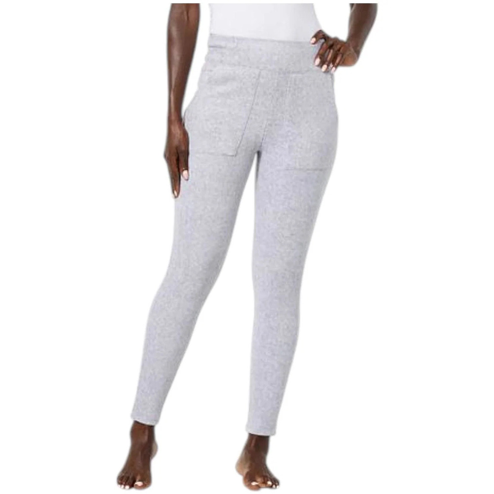 Comfort Code Women's Pull-On Stretch Fleece Legging Heather Grey - Regular